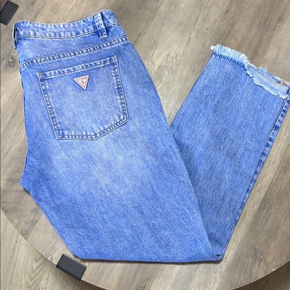 Guess Women's Light Blue Ripped Tomboy Jeans - Picture 5 of 5